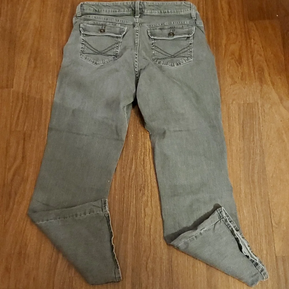 Lee Slender Secret Lower On The Waist Women's Gray Jeans - Size 16 Short